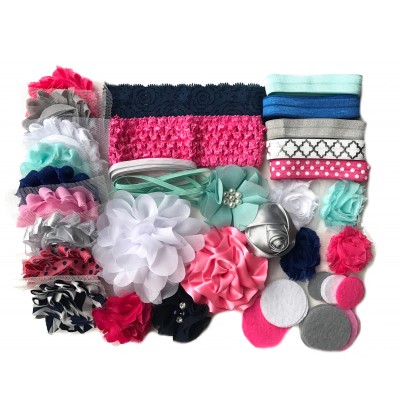 Mini Blue and Pink Baby Shower Headband Kit