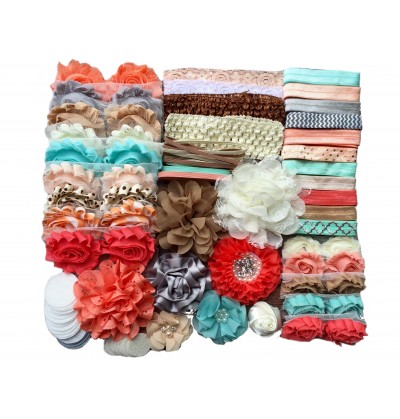 Sandy Beaches Baby Shower Headband Kit