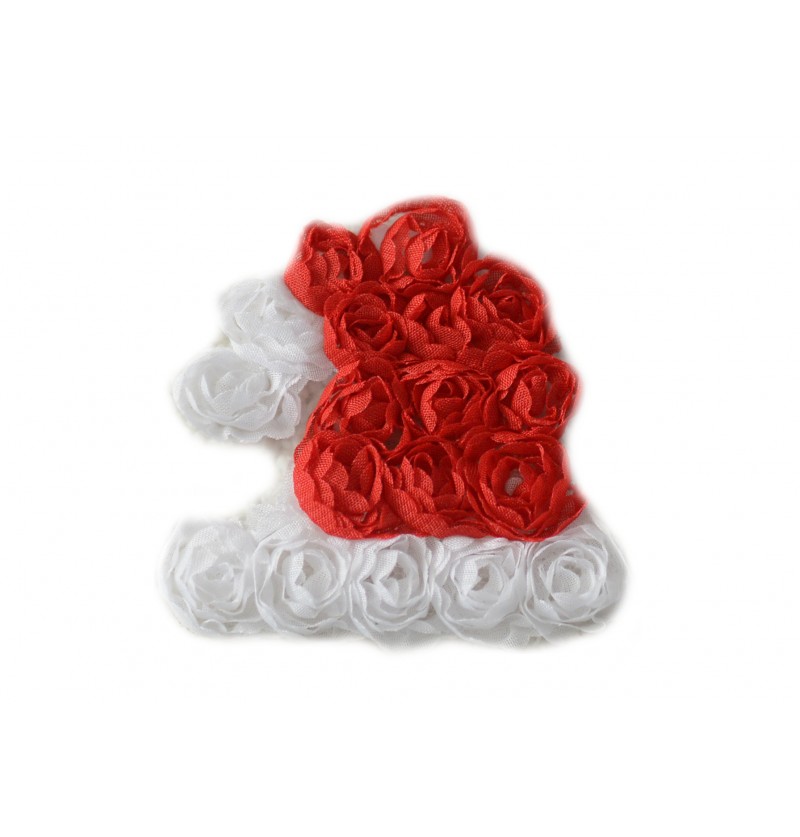 3" Santa Hat Shaped Shabby...