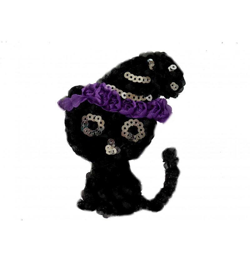 4.5" Halloween Kitty Shaped...