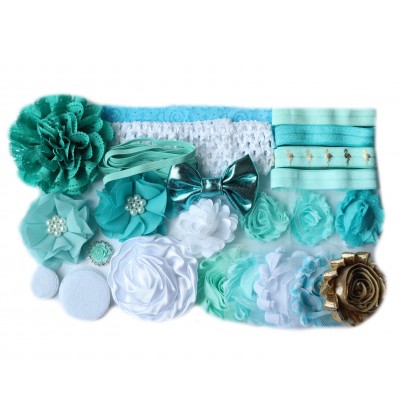 March / Aquamarine Birthstone Headband Kit