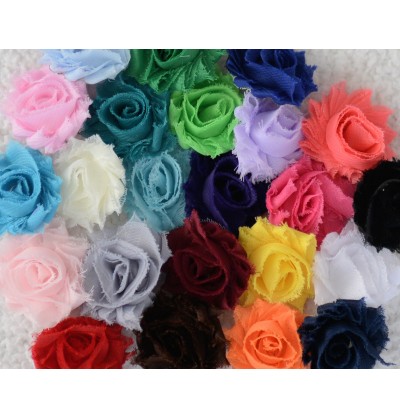 Grab Bag of 1.5" Mini Shabby Flowers