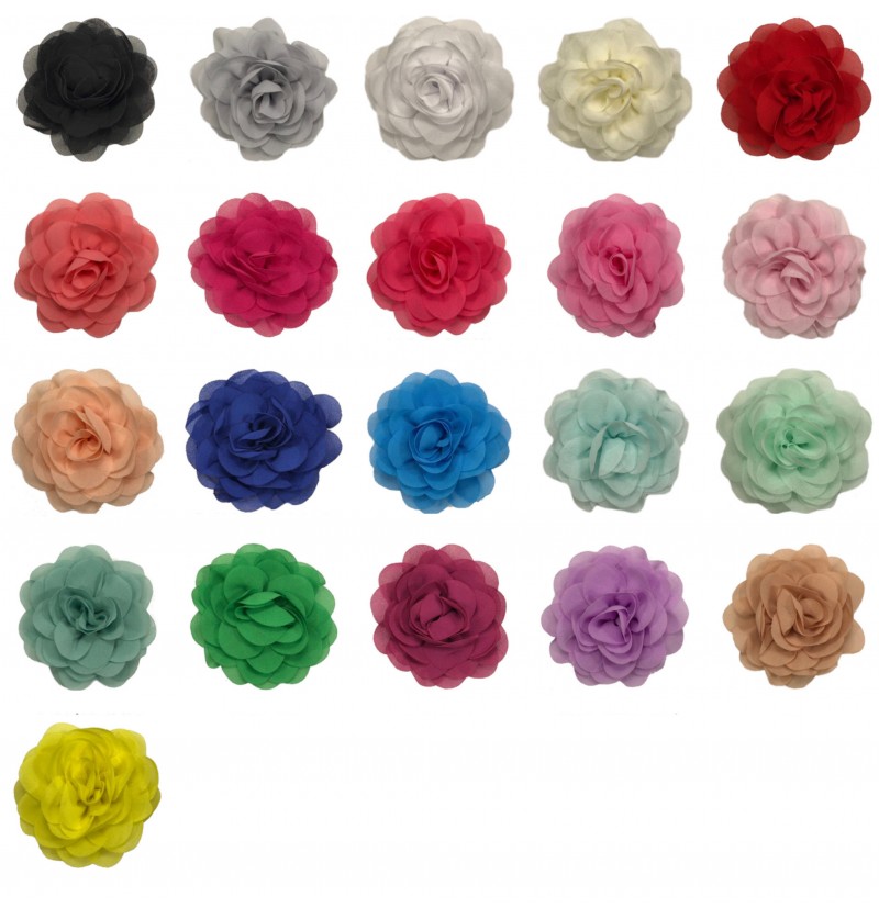 3" Chiffon Rose