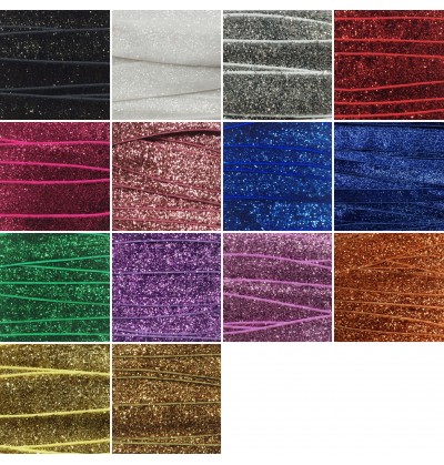 Glitter 5/8" Elastic