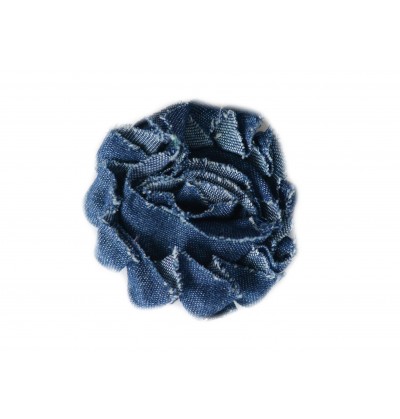 Denim 2.5" Shabby Flowers