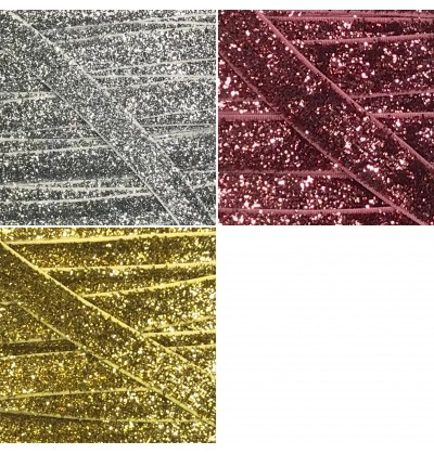 Glitter 3/8" Elastic