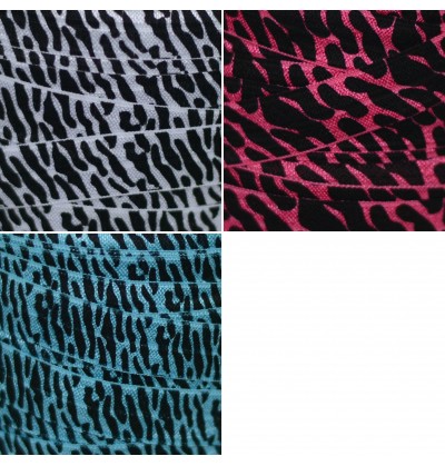 Zebra Prints 5/8" Fold Over Elastic