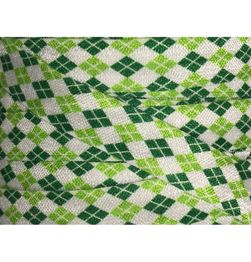 Irish Argyle 5/8" Fold Over...