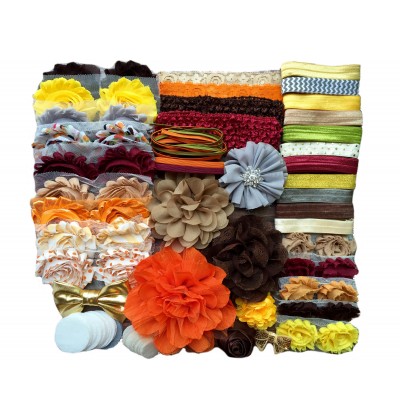 Fall Baby Shower Headband Kit