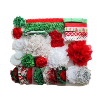 Mini Christmas Baby Shower Headband Kit