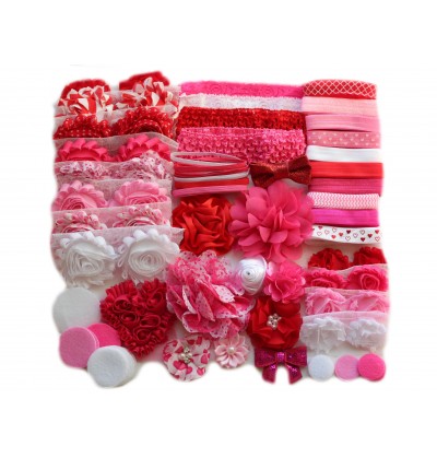 Valentine's Day Baby Shower Headband Kit
