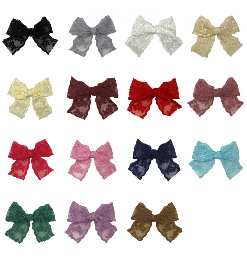 3.5" Lace Bow