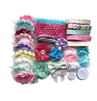 Mini Donuts and Cupcakes Baby Shower Headband Kit