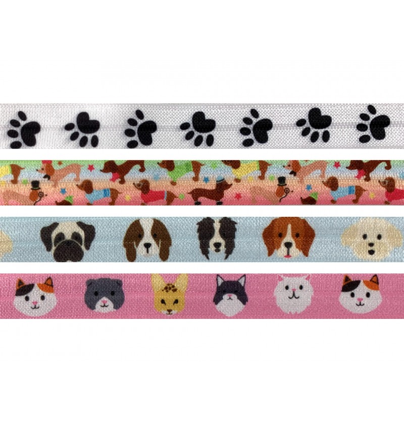 Cats and Dogs 5/8" Fold...
