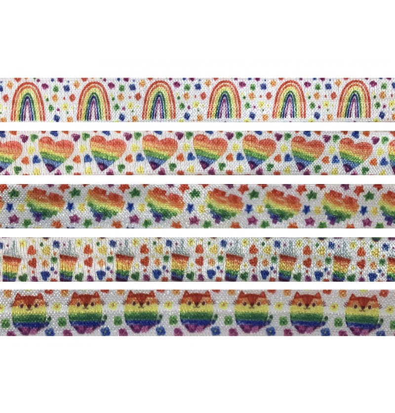 Rainbow Designs 5/8" Fold...