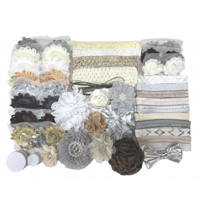 Neutrals Baby Shower Headband Kit