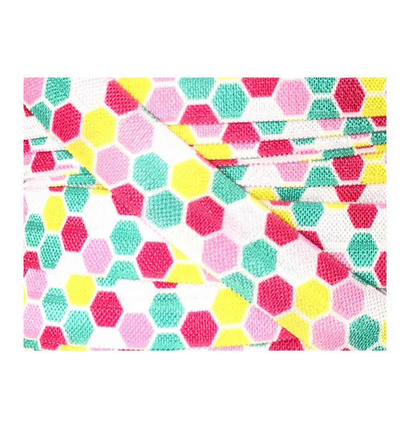 Hexagons Pink / Yellow /...