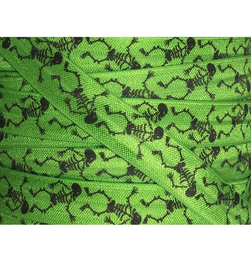 Lime Green w/ Skeletons...