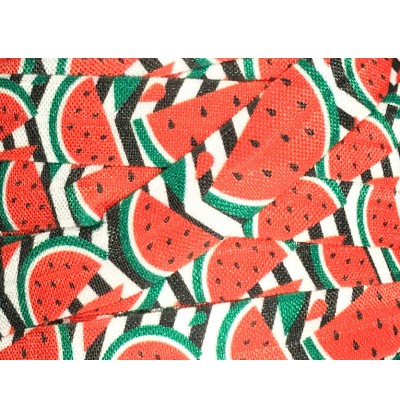 Watermelon 5/8" Fold Over Elastic