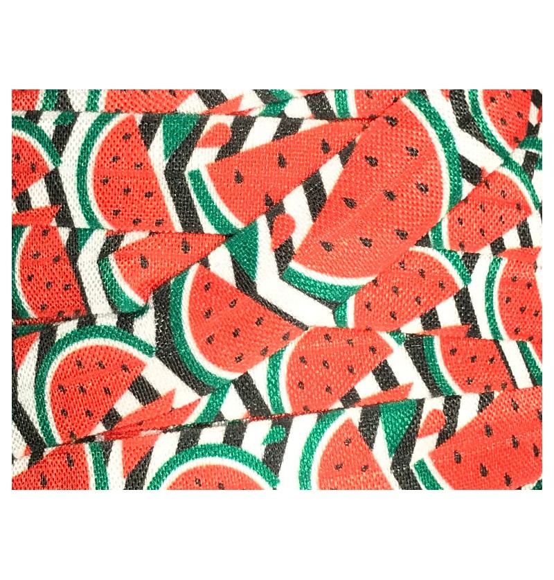 Watermelon 5/8" Fold Over...