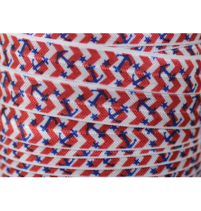 Chevron Anchors 5/8" Fold Over Elastic